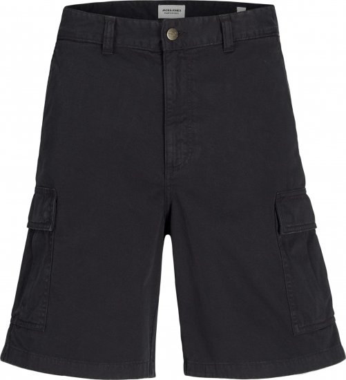 Jack & Jones Karl Avery Cargo Shorts Black - Шорти - мъжки къси панталони големи размери