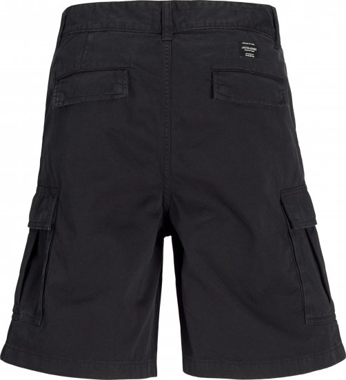 Jack & Jones Karl Avery Cargo Shorts Black - Шорти - мъжки къси панталони големи размери