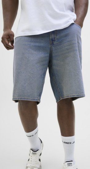 Jack & Jones Alex Original SQ171 Shorts Blue Denim - Шорти - мъжки къси панталони големи размери