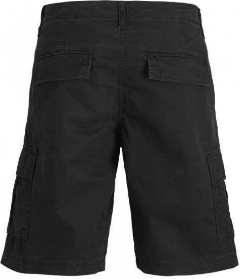 Jack & Jones Cole Mateo Cargo Shorts Black - Шорти - мъжки къси панталони големи размери