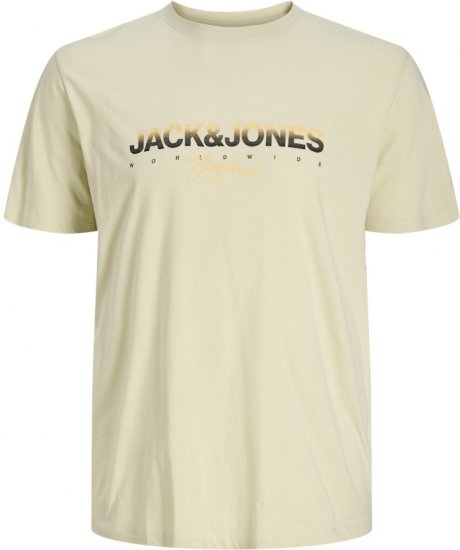 Jack & Jones Canggu Crew Neck T-Shirt Beige - Тениски - мъжки тениски големи размери
