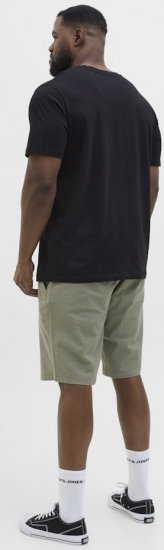 Jack & Jones Lavance Crew Neck T-Shirt Black Beauty - Тениски - мъжки тениски големи размери