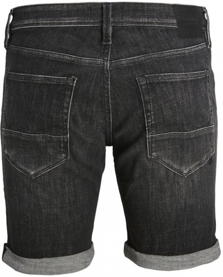 Jack & Jones RICK FOX SHORTS GE 245 Shorts Black Denim - Шорти - мъжки къси панталони големи размери