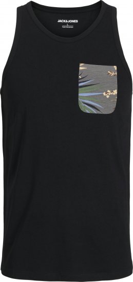 Jack & Jones Hawaii Printed Pocket Tanktop Black - Тениски - мъжки тениски големи размери