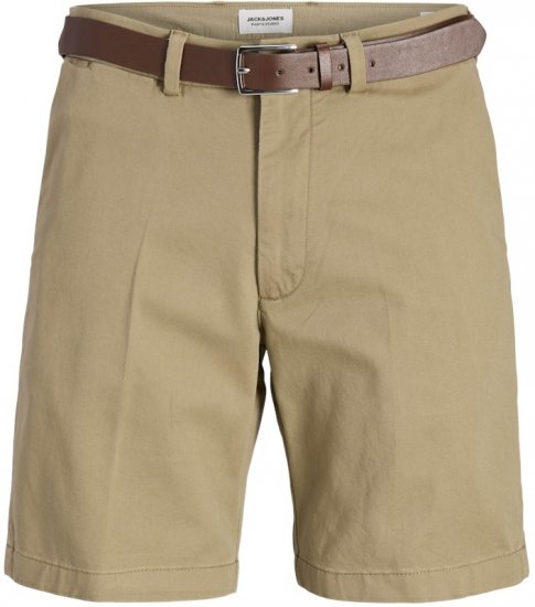 Jack & Jones Marco Franco Chino Shorts Brown - Шорти - мъжки къси панталони големи размери