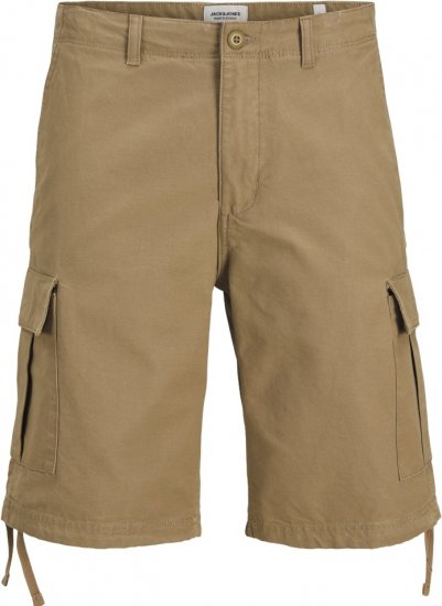 Jack & Jones Cole Barkley Cargo Shorts Brown - Шорти - мъжки къси панталони големи размери