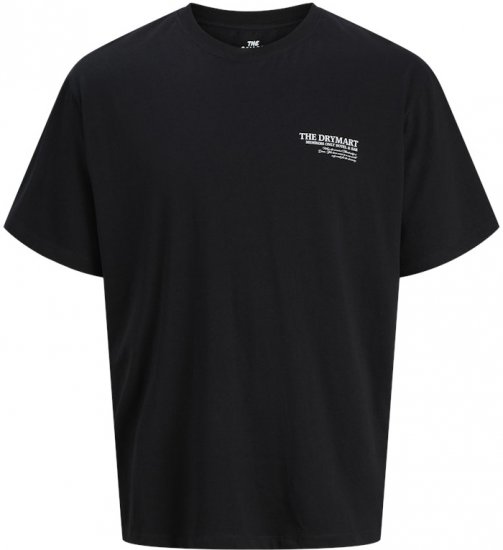 Jack & Jones Marina Crew Neck T-Shirt Black - Тениски - мъжки тениски големи размери