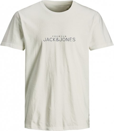 Jack & Jones Lavance Crew Neck T-Shirt White - Тениски - мъжки тениски големи размери