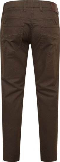 Kam Jeans 265 5 Pocket Weave Stretch Pants Brown - Дънки и панталони - мъжки Дънки и панталони големи размери
