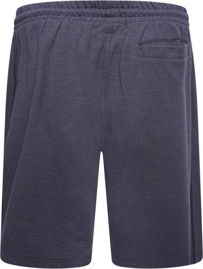 Kam Jeans 3317 Textured Interlock Shorts Indigo - Спортни панталони & Kъси панталони - мъжки спортни панталони големи размери