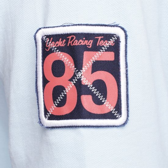 Kam Jeans 5512 1985 Racing Team Polo Blue - Поло тениски - мъжки тениски с яка големи размери