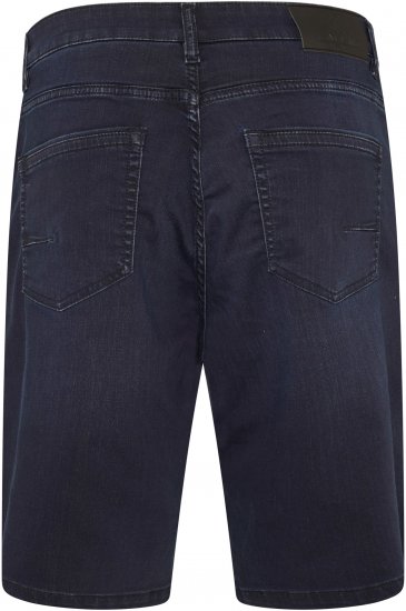 Kam Jeans NUNEZ2 Knitted Denim Stretch Shorts Dark Navy - Шорти - мъжки къси панталони големи размери