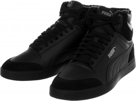 Puma Shuffle Mid Fur Shoes Black - Мъжки oбувки 40-52 - 