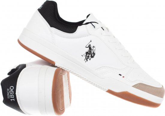 U.S. POLO ASSN. Steve - Men's Sneakers White - Мъжки oбувки 40-52 - 
