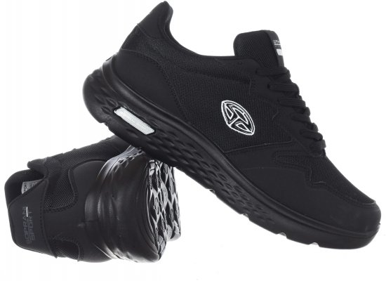 Solo Soprani Sport Delta Sneakers Black - Мъжки oбувки 40-52 - 