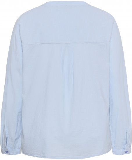 Kaffe Curve Nana Риза с дълъг ръкав Син - Блузи и туники - 