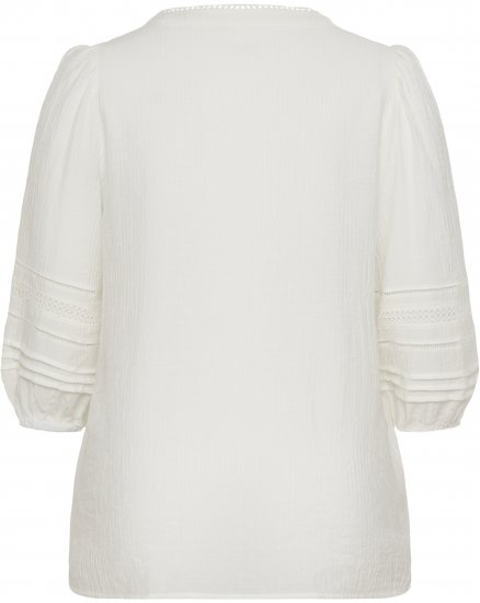 Kaffe Curve Liwa Shirt Chalk - Блузи тип риза - 