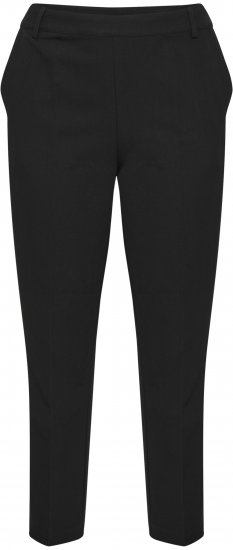 Kaffe Curve Sakira Дълъг панталон Дълбоко черно - Дамски Дънки & Панталони в Големи Размери – Plus Size - 