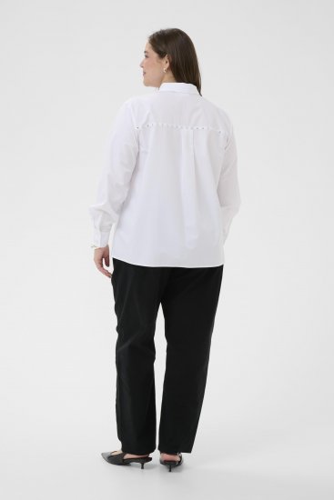 Kaffe Curve Janni Shirt Optical White - Блузи тип риза - 