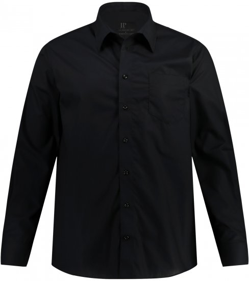 JP1880 Comfort Fit with Chest Pocket Shirt TALL Black - TALL Ризи - 