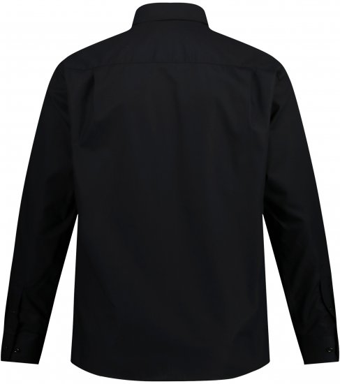 JP1880 Comfort Fit with Chest Pocket Shirt TALL Black - TALL Ризи - 