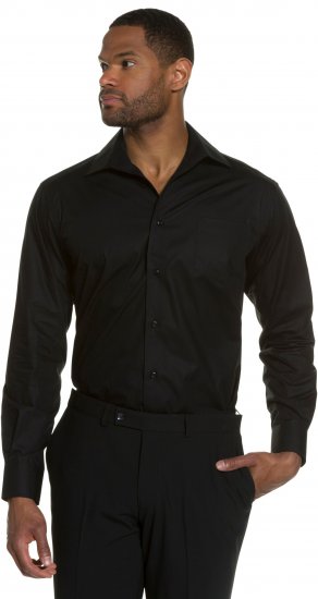 JP1880 Comfort Fit with Chest Pocket Shirt TALL Black - TALL Ризи - 