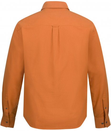 JP1880 Shirt Flannel Long Sleeve Orange TALL - МЪЖКО ОБЛЕКЛО MT-6XLT - дрехи за високи мъже