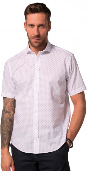 JP1880 Business Modern Fit Short Sleeve Shirt TALL Off-White - TALL Ризи - 