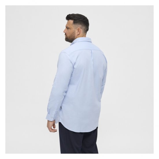 North Latitude Oxford Shirt Light Blue - Ризи - мъжки ризи големи размери