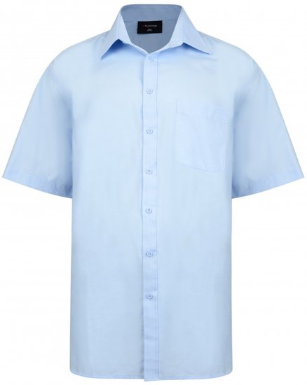Espionage SH147 Shirt Short Sleeve Blue - Ризи - мъжки ризи големи размери