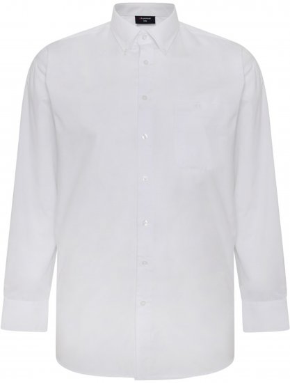 Espionage SH150 Long Sleeve Shirt White - Ризи - мъжки ризи големи размери