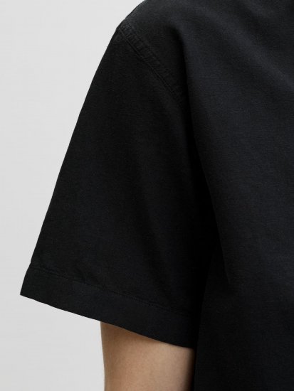 Jack & Jones Breeze Linen Short Sleeve Shirt Black - Ризи - мъжки ризи големи размери