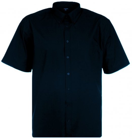 Espionage SH149 Plain Short Sleeve Shirt Navy - Ризи с къс ръкав - мъжки ризи с къс ръкав големи размери