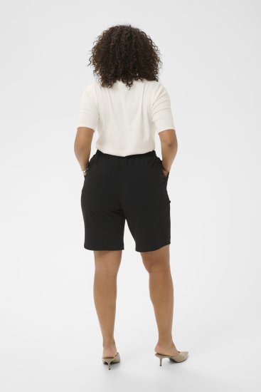 Kaffe Curve Pheolo Shorts Black Deep - Къси панталони - 