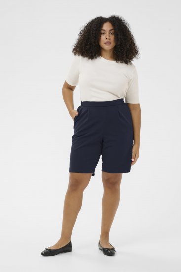 Kaffe Curve Pheolo Shorts Midnight Marine Navy - Къси панталони - 