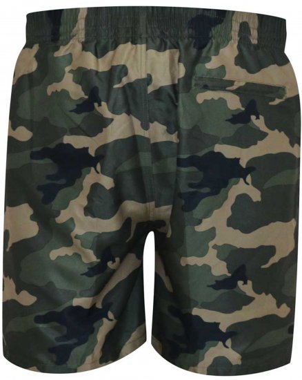 D555 Kody Camo Printed Swimshorts Khaki - Бански шорти - мъжки бански големи размери