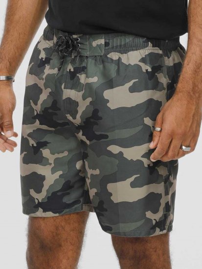 D555 Kody Camo Printed Swimshorts Khaki - Бански шорти - мъжки бански големи размери