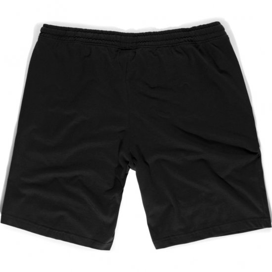 JP1880 Shorts Elastic Waistband Black - Шорти - мъжки къси панталони големи размери