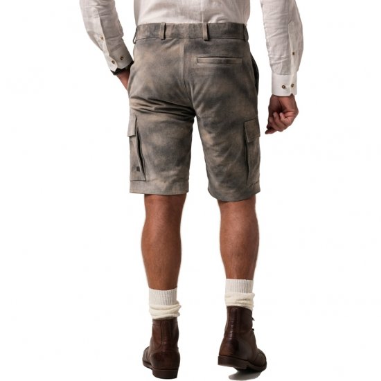 JP1880 Shorts Bermuda Traditional Cowhide Graphite Grey - Шорти - мъжки къси панталони големи размери