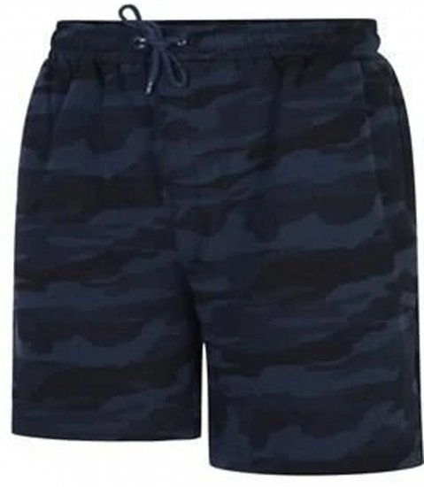 Espionage LW134 Camoflaged Shorts Navy - Спортни панталони & Kъси панталони - мъжки спортни панталони големи размери