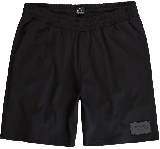 JAY-PI Bermuda FLEXNAMIC® Shorts Black - Шорти - мъжки къси панталони големи размери