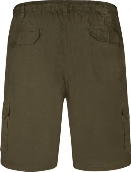 Espionage ST042 Cargo Shorts Olive - Шорти - мъжки къси панталони големи размери