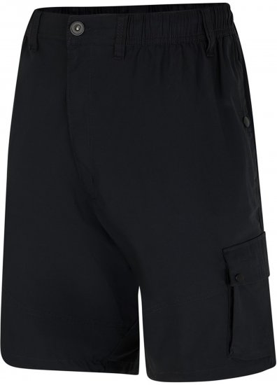 Espionage ST066 Stretch Poplin Cargo Shorts Black - Шорти - мъжки къси панталони големи размери