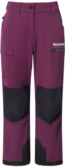 Ulla Popken HYPRAR Multifunctional Durable Inset Trekking Pants Dark Cherry Dark Cherry - Дамски Дънки & Панталони в Големи Размери – Plus Size - 