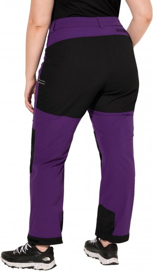 Ulla Popken HYPRAR Multifunctional Durable Inset Trekking Pants Plum - Дамски Дънки & Панталони в Големи Размери – Plus Size - 