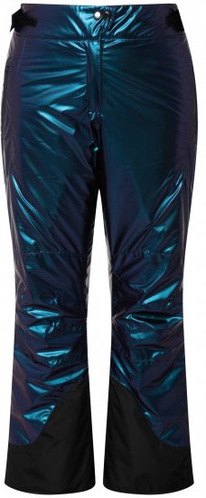 Ulla Popken Ski Pants Water-Repellent Mother-Of-Pearl Velcro Closure Snow Gaiter Blue - Дамски Дънки & Панталони в Големи Размери – Plus Size - 