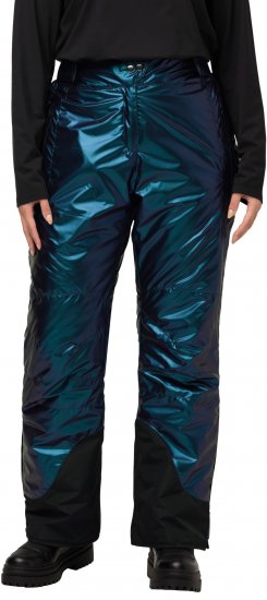 Ulla Popken Ski Pants Water-Repellent Mother-Of-Pearl Velcro Closure Snow Gaiter Blue - Дамски Дънки & Панталони в Големи Размери – Plus Size - 