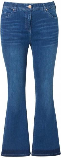 Ulla Popken Stretch Fit Bootcut Jeans Blue Denim - Дамски Дънки & Панталони в Големи Размери – Plus Size - 