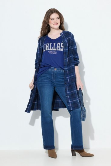 Ulla Popken Stretch Fit Bootcut Jeans Blue Denim - Ulla Popken - Ulla Popken макси дрехи
