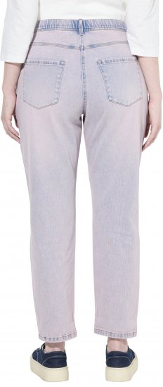 Ulla Popken Dyed Stretch Fit Boyfriend Jeans Light Light Blue Denim - Дамски Дънки & Панталони в Големи Размери – Plus Size - 